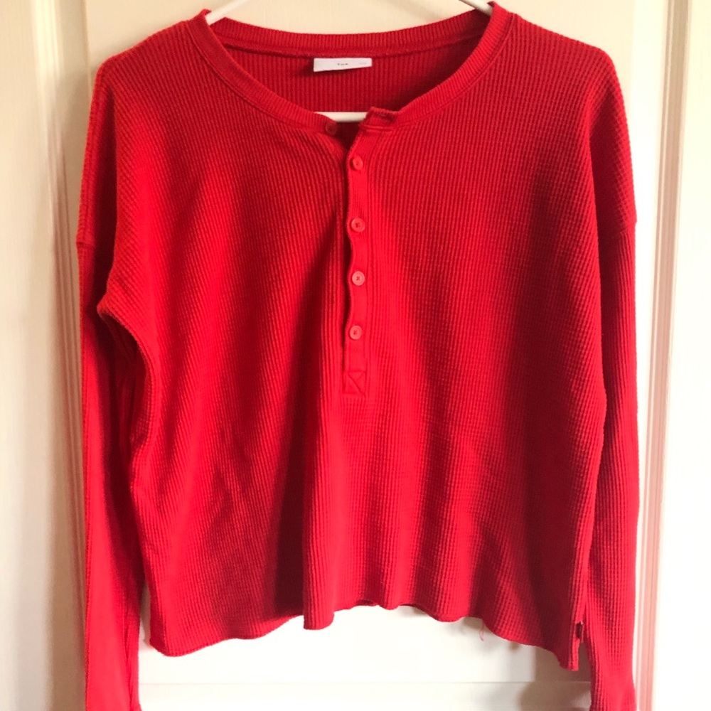 Cropped TNA thermal Shirt